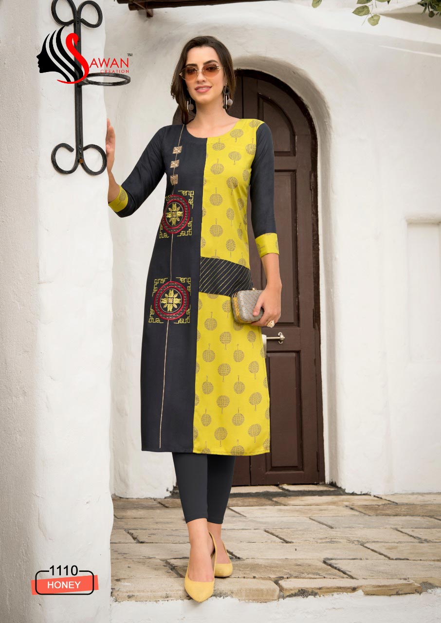 Honey Vol-11 Sawan Creation Rayon Wholesale Kurti Honey Vol-11 Sawan Creation Rayon Wholesale Kurti